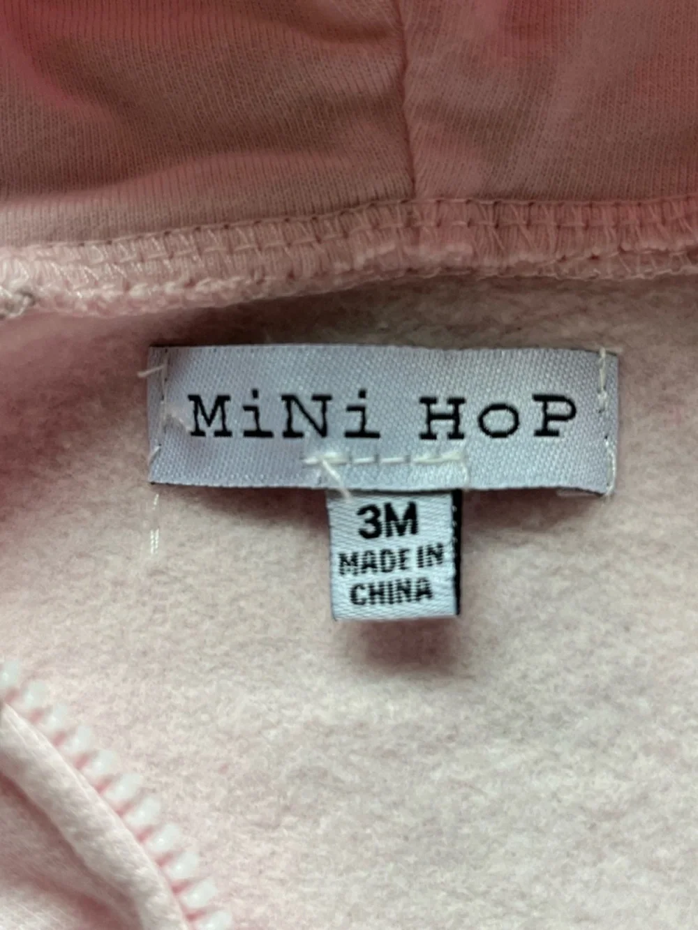 Mini Hop Baby Girl Pink Polka Dot Set 3M Hoodie & Pants